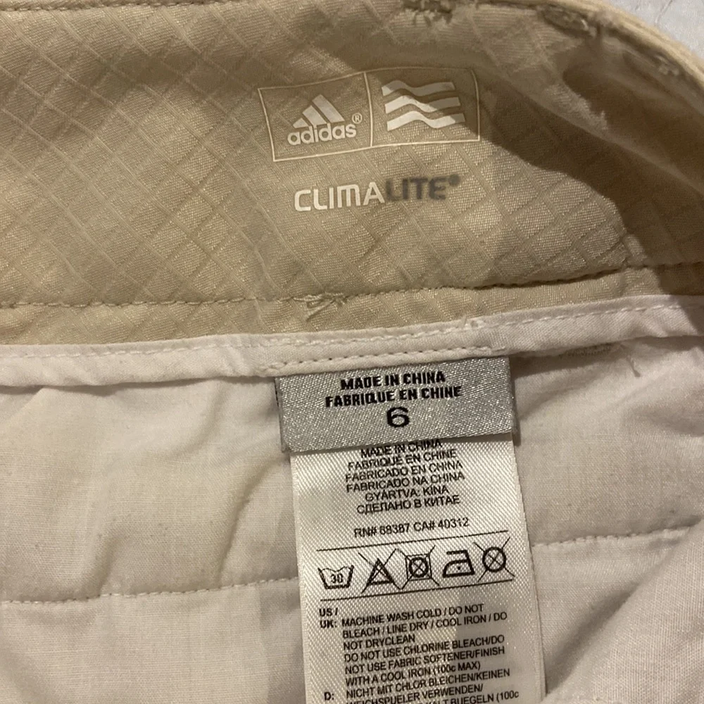 Adidas Golf Climalite Short Half Pants size 6 - Picture 6 of 6